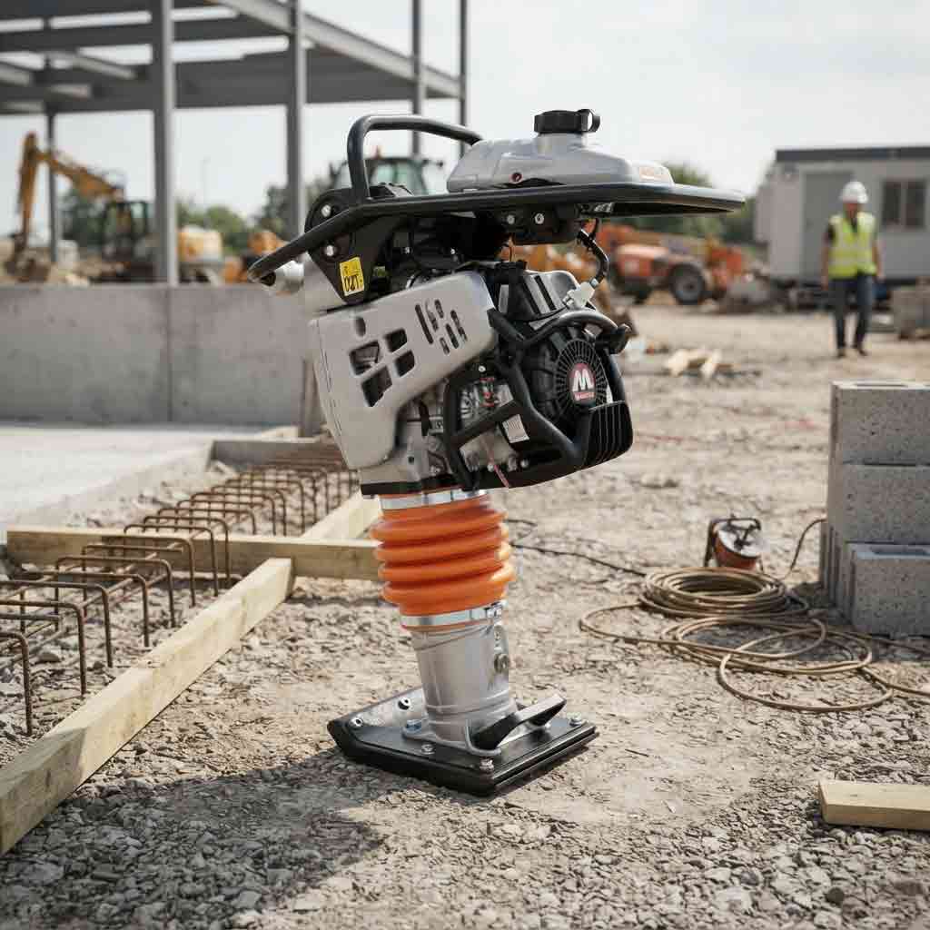 Bailarina compactadora Mikasa motor a gasolina de 4 tiempos