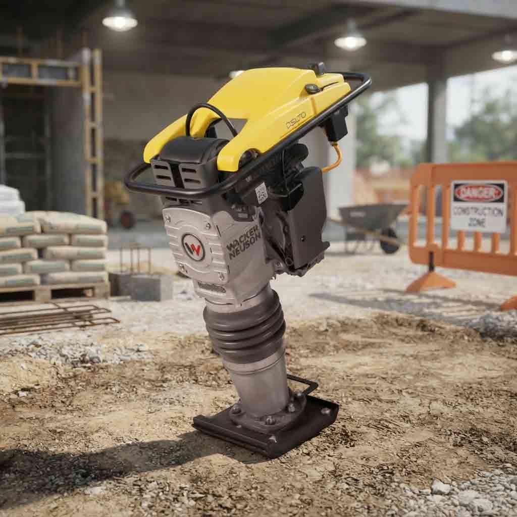 Bailarina compactadora Wacker DS70 motor a diesel