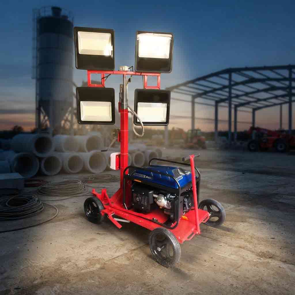Torre de iluminacion portatil led Gimsa